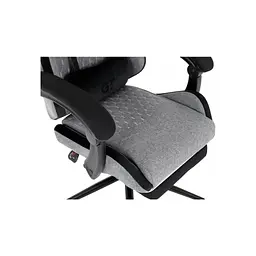 Крісло ігрове GT Racer X-2324 Gray/Black (X-2324 Fabric Gray/Black Suede) - мініатюра 8
