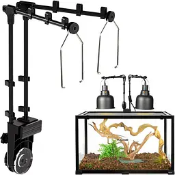 Тримач для ламп Repti-Zoo Dual Light Bracket LH023D подвійний кронштейн для тераріуму 360° - мініатюра 4