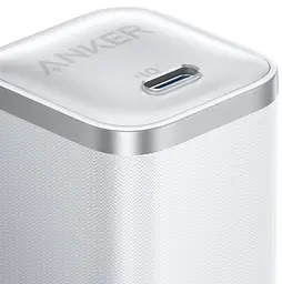 Сетевое зарядне пристрій Anker Nano Charger - 45W USB-C білий (7181287) - мініатюра 2