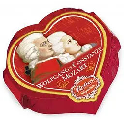 Цукерка Reber Wolfgang & Constanze Mozart Herz'l 31g