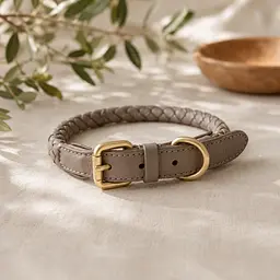 Плетений нашийник для собак з екошкіри S Multibrand zoo0005933