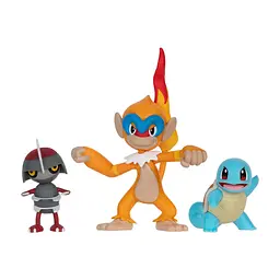 Фігурка Pokemon W18 - Поньярд, Сквіртл, Монферно (PKW3058) - мініатюра 2