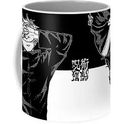 Кухоль GeekLand Магічна Битва Jujutsu Kaisen Suguru Geto Satoru Gojo JK.02.05 330 мл чорно-білий - мініатюра 2