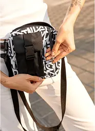 Сумка жіноча Sambag TEL "GRAPHITY" 17 х 17 х 6 см (70151715) - мініатюра 7