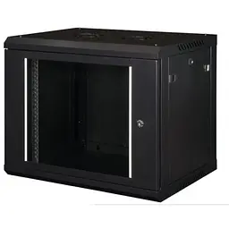 Шафа настінна Hypernet 9U 19 600x600 ProLine (PL-WMNC66-9U-BLACK)
