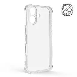 Прозрачный чехол для Apple iPhone 17 с защитой камеры и усиленными бортами, тонкий, силиконовый, бесцветный, ударопрочный, противоударный бампер с закрытой камерой, ArmorStandart (ARM86227) - мініатюра 2