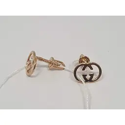 Золоті сережки-пуссети KievGold. 2/1024 - мініатюра 4