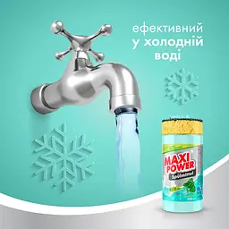 Засіб для миття посуду Maxi Power Ментол з губкою, 1 л - мініатюра 4
