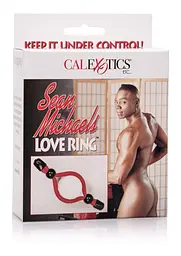 Ерекційне кільце CalExotics Sean Michaels Love Ring червоний - мініатюра 5