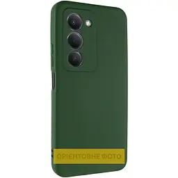 Чохол TPU Getman Liquid Silk Full Camera для Xiaomi Redmi 15C (Global) / Poco C85 (Global) Зелений / Dark green