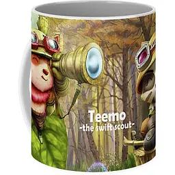 Кухоль GeekLand Ліга Легенд Teemo League of Legends.340 330 мл білий - мініатюра 2