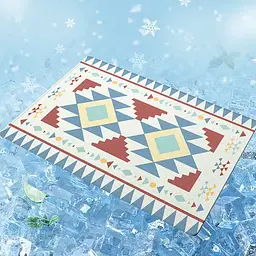 Літня підстилка, що охолоджує Derby Ice Silk Summer Pet Cooling Mat Pattern3 50х70 см