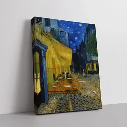 Інтер'єрна картина Нічна тераса кафе, Вінсент ван Гог, Vincent van Gogh, інтер'єрний декор, 75×60 см (id6658) - мініатюра 3
