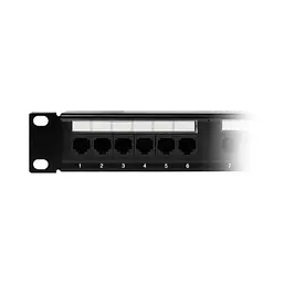 Патч-панель 24 порти NVC-PN-01/24 CAT5/CAT6 19" 1U неекранована, з заднім організатором кабелю (73-00144) - мініатюра 5