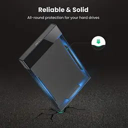 Зовнішній карман для накопичувача UGREEN US221 2.5 Inch Hard Drive Box (UGR-30848) - мініатюра 3