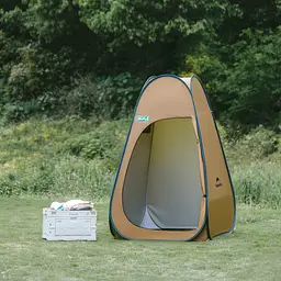 Душовий намет розкладний Naturehike NH17Z002-P, коричневий - миниатюра 2