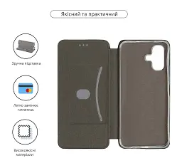 Чохол-книжка ArmorStandart G-Case для Infinix Smart 20 4G Black - мініатюра 3