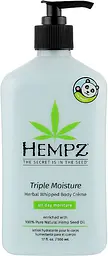 Ніжний крем для тіла потрійної дії з рослинними екстрактами Hempz 500 мл (2144-03)