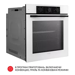 Духова шафа електрична Weilor FPO6F8WT - мініатюра 8
