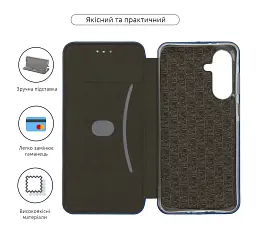 Чохол-книжка ArmorStandart G-Case для Samsung A36 5G Blue - мініатюра 3