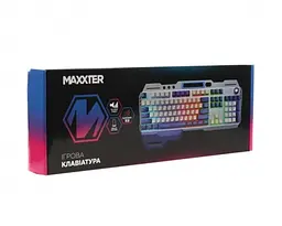 Клавіатура KBG-RGB-01-UA, Silver/Dark Blue Maxxter teh0020611 - мініатюра 7