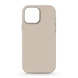 Силиконовый чехол для Apple iPhone 16 Pro Max, ICON2 Case, бежевый, противоударный, панель, защита всего корпуса, матовая поверхность Soft Touch, выступает над дисплеем, совместим с защитными стеклами и пленками, с микрофиброй, ArmorStandart (ARM79640)