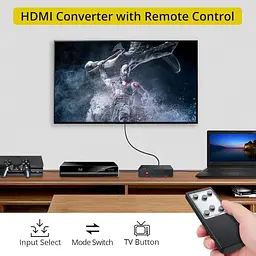 HDMI-перемикач Proster 3×1 з аудіоекстрактором, PIP та пультом ДК, 4K - мініатюра 5