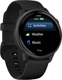 Смарт-годинник Garmin Vivoactive 6 Slate with Black Band (010-02985-00/40) - мініатюра 2