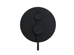 Душова система прихованого монтажу Corsan Lugo black + BOX Z03MBL, Чорний матовий - мініатюра 3