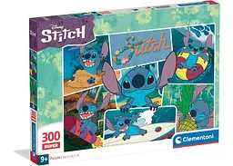Пазл Clementoni Super: Пригоди Стіча, Disney (Super - Disney Lilo and Stitch Puzzle - 300 pcs.), колаж, 300 ел. (21742)