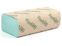 Рушники паперові КОХАВИНКА 200шт Z-типу 22 x 23 Зелені