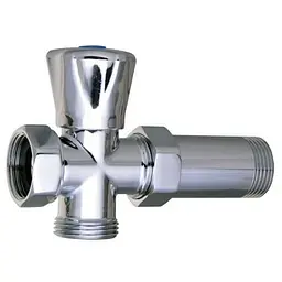 Кран вентильний для пральної машини Q Professional 3/4″x3/4″x3/4″ з подовжувачем NV-QP170 000008977