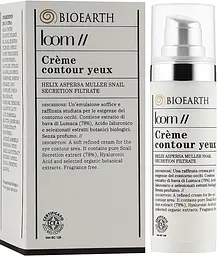 Крем для контуру очей Bioearth Loom Creme Contour Yeux з екстрактом слизу равлика 30 мл - мініатюра 3