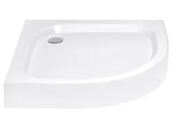 Душовий бокс Lidz Tani SB100x100.SAT.LOW.GR, низкий, скло тоноване 4 мм + стінки (LTSB100100SATLOWGR) - мініатюра 9