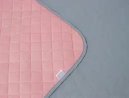 Набір VeLour покривало та 2 чохли на подушки Pink and Grey (К_994.55_Pink and Grey ромб) - мініатюра 7