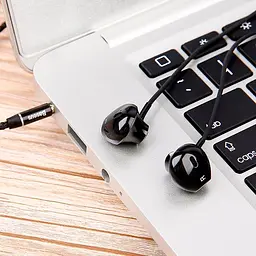 Провідні навушники Baseus Premium Enock H06 lateral in-ear, 3.5mm, 1.2m, Black, NGH06-01 - мініатюра 9