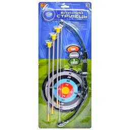 Лук A-toys Lim Toy зі стрілами на присосках та мішенню M1396
