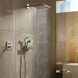 Верхній душ Hansgrohe Raindance Select E 300 1jet Air з тримачем 390 мм EcoSmart 9 l/min хром 26239000, Хром - мініатюра 4