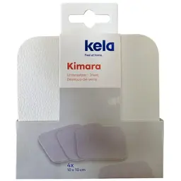 Підставка під гаряче Kela Kimara під чашку 10х10 см, 4 шт, білі (12090) - мініатюра 3