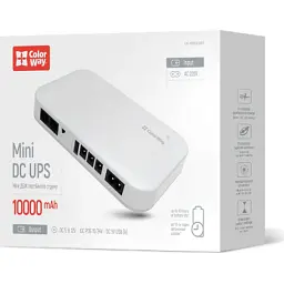 Пристрій безперебійного живлення ColorWay CW-PB100LI3WT 10000mAh 21W (CW-PB100LI3WT) - мініатюра 6