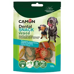 Ласощі Camon Dental Snak ензимні фрукти з ферментами та ароматами петрушки, магнолії та розмарину 100 г (2.5÷3.5)x1см