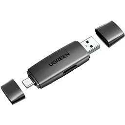 Card Reader USB-С 3.1 + USB-A 2-слота TF/SD CM304 Ugreen (80191)