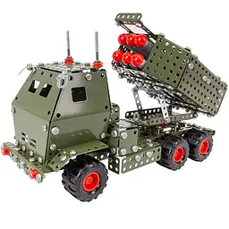 Конструктор для дітей Металевий Himars ТехноК 730 Деталей - мініатюра 3