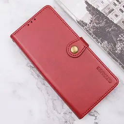 Шкіряний чохол-книжка GETMAN Gallant (PU) для Xiaomi Redmi Note 14 4G (Europe version) Червоний - мініатюра 5