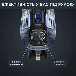 Пилосос безпровідний Xforce Flex 14.60 Aqua, 200Вт, вологе прибирання, конт пил -0.9л, автон ROWENTA teh0016414 - мініатюра 7
