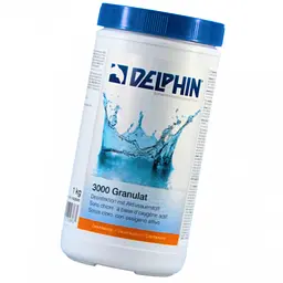 Безхлорний засіб для басейну Delphin 3000 1 кг гранули для дезінфекції води - мініатюра 3