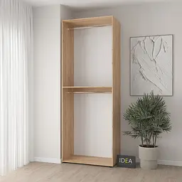 Шафа для одягу з двома штангами С-7.0 Дуб крафт Idea