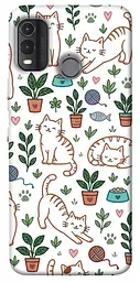 TPU чохол Demsky Cats pattern для Nokia G11 Plus