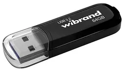 Флеш-накопичувач USB 64Gb Marten, Black, USB 3.2 Gen 1 (WI3.2/MA64P10B) Wibrand teh0029164