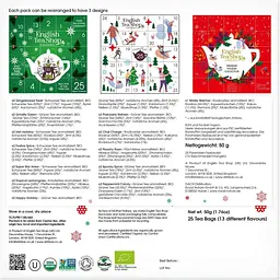 Адвент-календар English Tea Shop Green Puzzle, 50 г (25 шт. х 2 г) (874815) - мініатюра 4